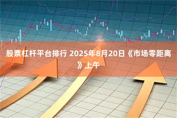 股票杠杆平台排行 2025年8月20日《市场零距离》上午