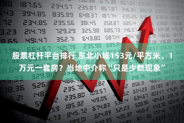 股票杠杆平台排行 东北小城153元/平方米、1万元一套房？当地中介称“只是少数现象”